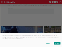 Tablet Screenshot of examiner.co.uk