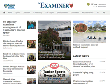 Tablet Screenshot of examiner.com.au